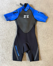 NWT Body Glove Men's 2MM Shorty Wet Suit - Black/Blue - Size XS