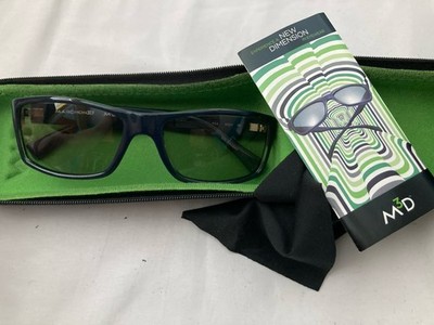3D Glasses By M3D, Excellent Condition, With New Case, Instructions
