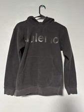 Lululemon Women's All Yours Graphic Black Pullover Hoodie Pockets Size 2