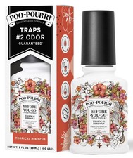 Poo-Pourri Before-You-Go Toilet Spray, Tropical Hibiscus, 2 Fl Oz - Hibiscus,...