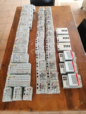 Beckhoff CX5140 Huge Lot. 3 PLCs, Lots Of I/O Modules, Ethernet Connections. 