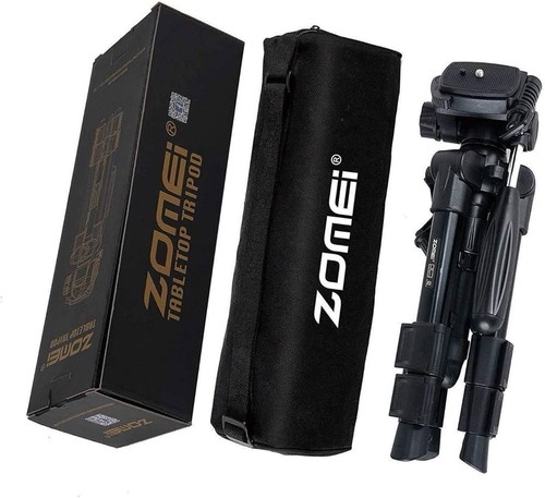 Mini Tripod For Camerazomei Travel Table Tripod With 3way Pan/tilt Head 1/4 Inch - Picture 9 of 9