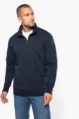 Herren Sweatshirt mit Reißverschlusskragen | Kariban | K487