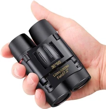 Small Compact Binoculars for Adults Kids, 30x60 Mini Binocular for Traveling Sig