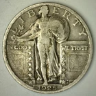 1925 Standing Liberty Silver Quarter Fine Circulated Condition 25c