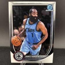 2025-26 Bowman Basketball CHROME BCV-119 James Harden, Los Angeles Clippers