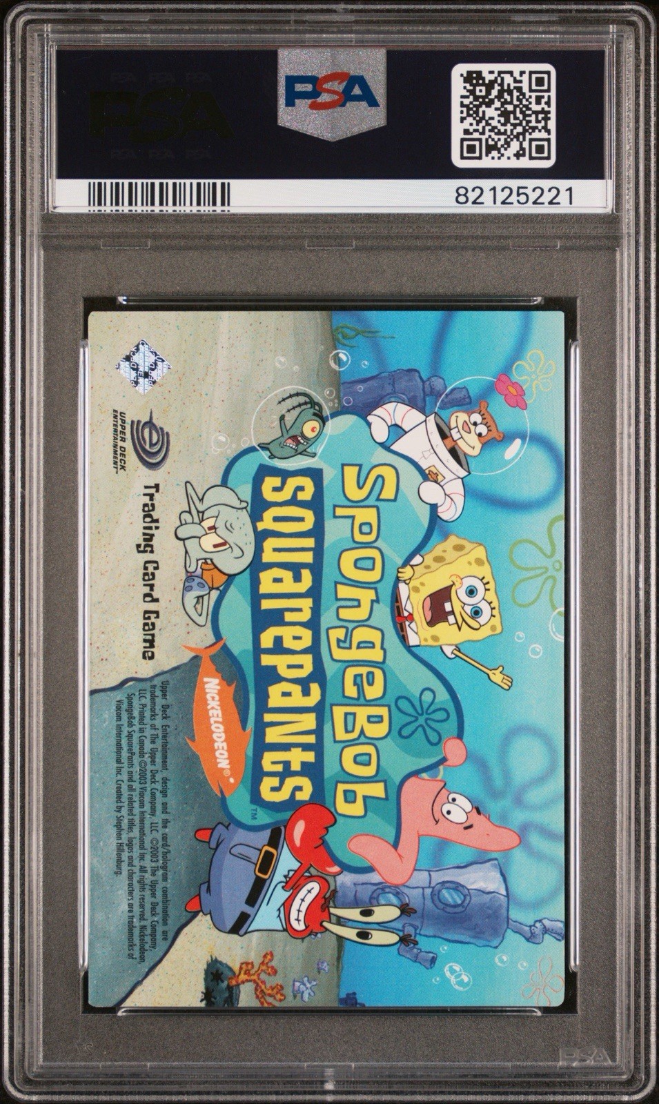 SPONGEBOB 2003 Aquatic Amigos 1st Edition AA-048 PSA 10 POP 1 view 2
