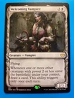MTG 1x SHOWCASE Welcoming Vampire # 287 Innistrad: Crimson Vow Magic the x1 NM