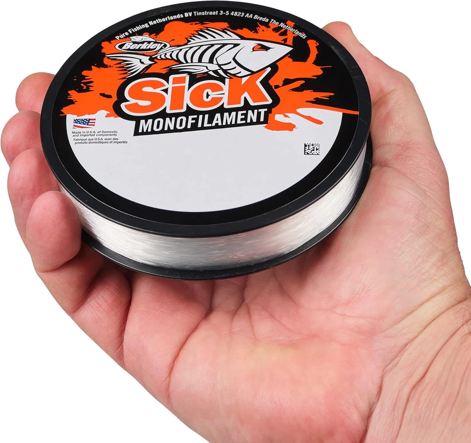 Sick - Lenza Da Pesca in Nylon, Monofilamento a Forte Tensione, Bassa Elasticità - Immagine 2 di 4