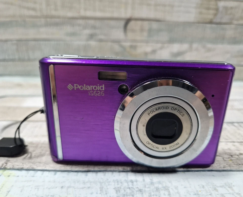Polaroid iS626 720p Digital Camera Purple Untested  No Charger - Image 2 of 4