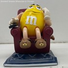 Vintage Yellow M&M in Chair Candy Dispenser — photo 1