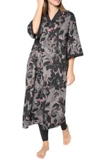Stan Herman Women's Sueded Jersey Caftan Noir