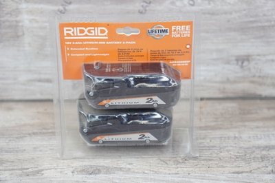 #ad RIDGID AC8400802P 18V Compact Lithium Ion Battery 2 Pack 2AH BRAND NEW $49.99