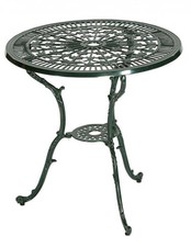 MX Gartentisch Lugano Antik Aluguss grün Eisentisch Bistrotisch Gartenmöbel