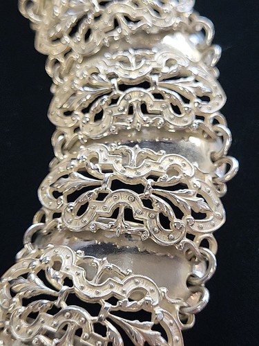 Vintage 1950's Napier Filigree collar necklace - Picture 9 of 10