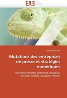 Tbd | Mutations Des Entreprises De Presse Et StratéGies NuméRiques | Taschenbuch