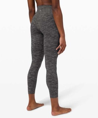 Lululemon Align Leggings In The Wee Are From Space Dark Carbon Ice Grey Size 4