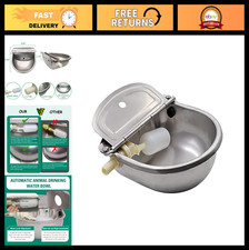 Automatic Stainless Steel Animal Water Bowl f...