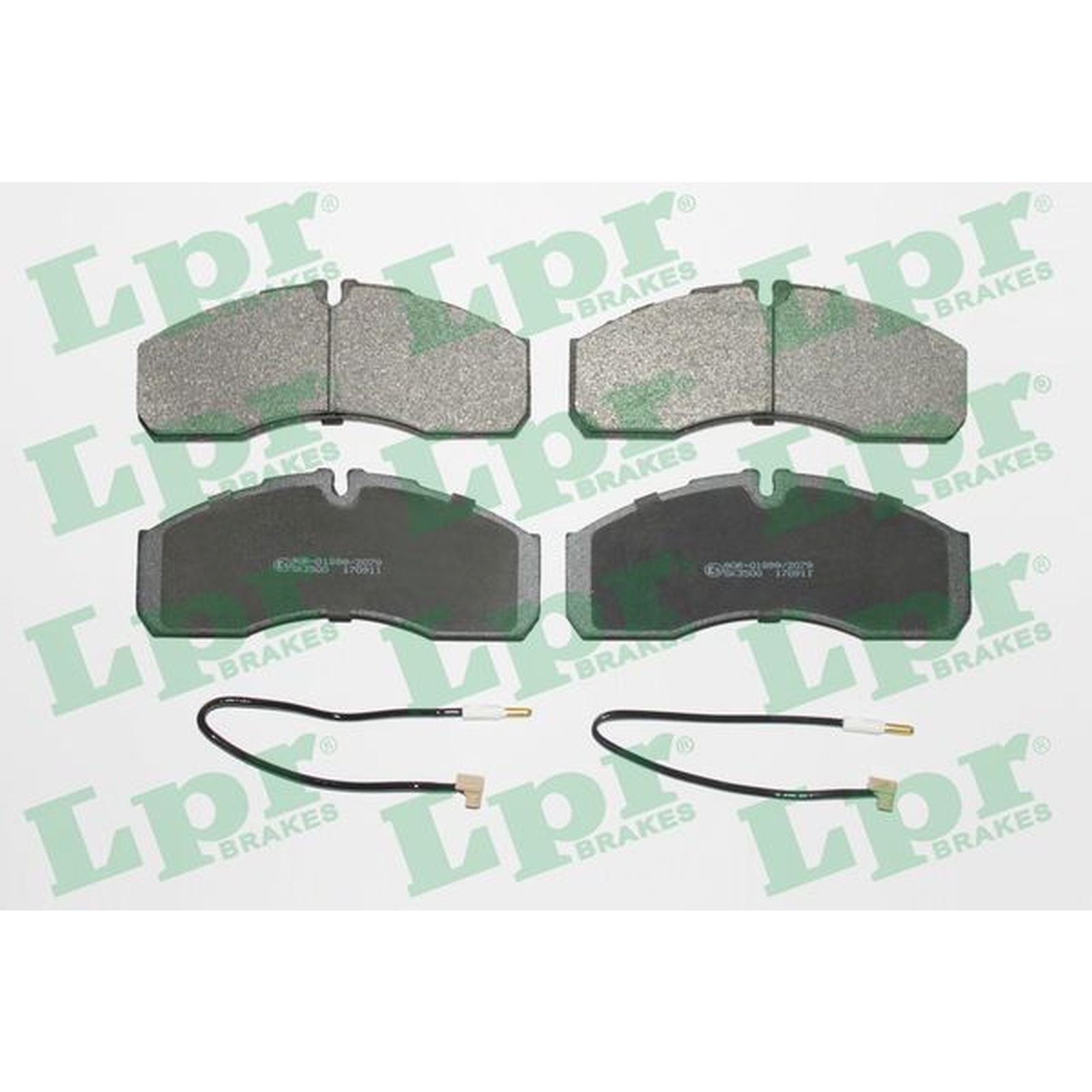 1x ORIGINAL® Lpr Bremsbelagsatz, Scheibenbremse Vorne für Renault Trucks