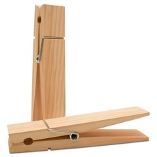 Oversized Wooden Clothespins 9-inch, Pack of 1 Large Clothes Pins Heavy Duty ...