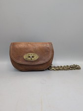 Mulberry Postmans Lock Bayswater Mini Flap Belt Bag in Oak Leather 