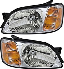 For 2000-2004 Subaru Legacy Baja Headlight Halogen Set Driver And Passenger Side