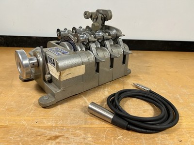 Precision Labs 3-Gang 16mm Film Synchronizer w/ Magnetic Pickup & Counter Works!