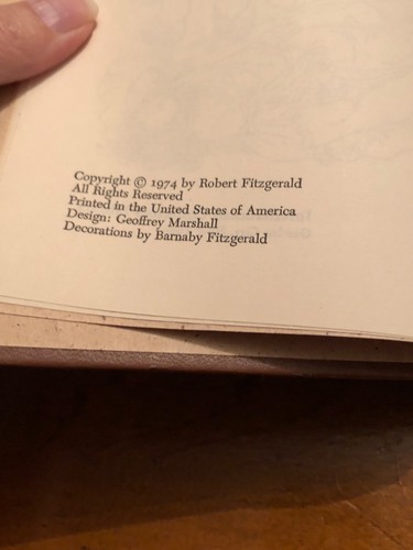 Vintage The Iliad by Homer Hardcover International Collectors Library 1974 Greek - Picture 3 of 7