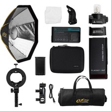 Flashpoint eVOLV 200 Pro TTL Pocket Flash Exclusive HexaPop Kit