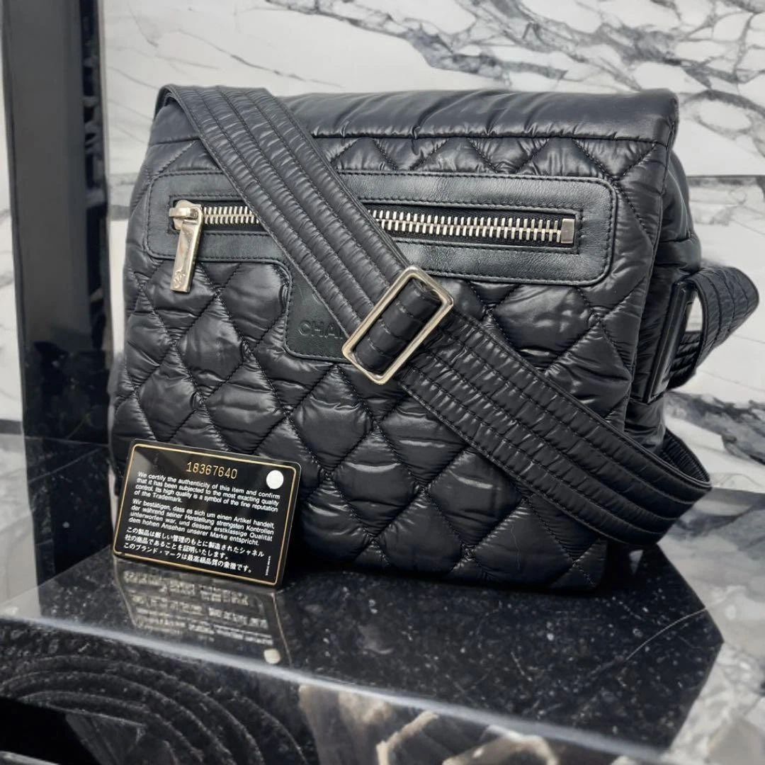 CHANEL Messenger Bags for Nylon Exterior Women for sale | eBay