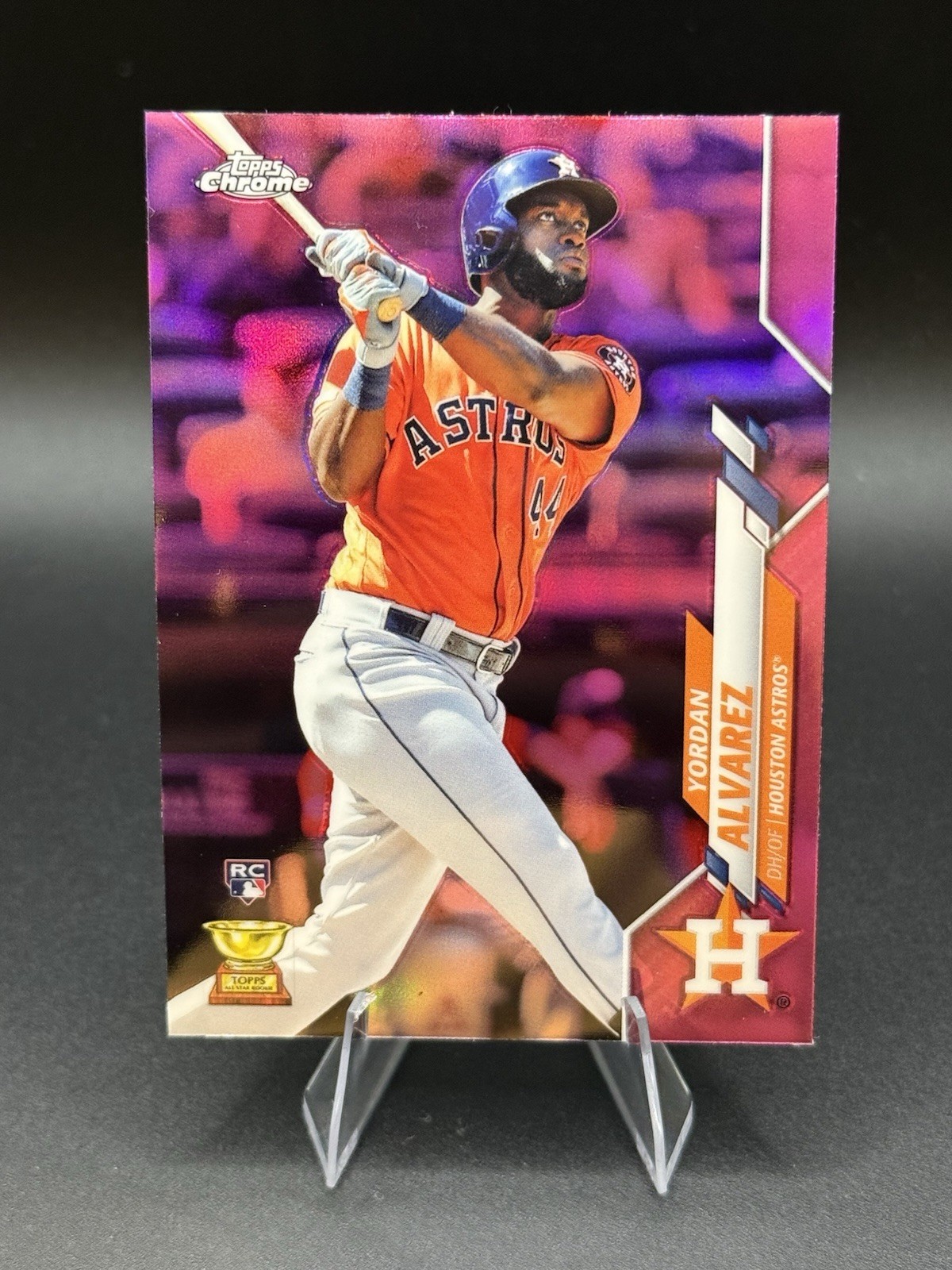 2020 Topps Chrome - Yordan Alvarez #200 Pink Refractor (RC) Rookie- Astros CC1