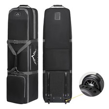 Golf Travel Bag with Wheels, 1200D Heavy Duty Oxford Fabric Golf Travel Case ...