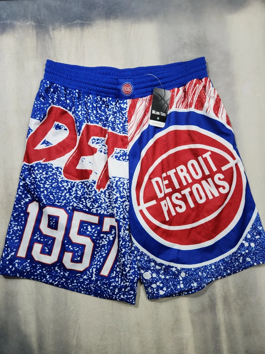 Mitchell & Ness Detroit Pistons NBA Shorts for sale | eBay