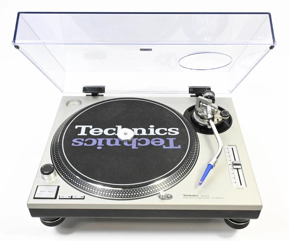 メンテナンス済み　Technics SL-1200MK2 ＳＨ－EX1200 Technics SL1200MK5 2 Turntable + SH-EX1200 Silver Dj Direct Player