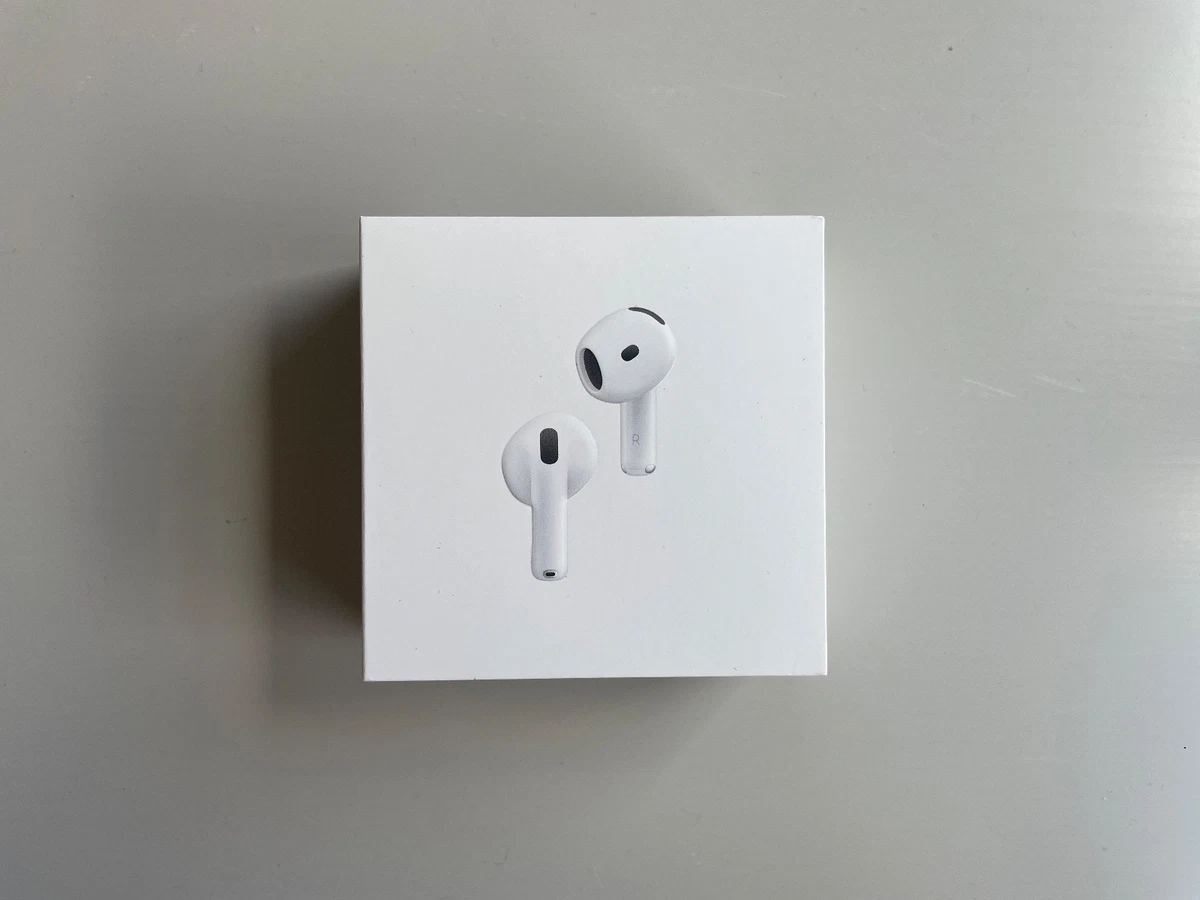 Genuine Apple AirPods 4 with Active Noise Cancellation - White