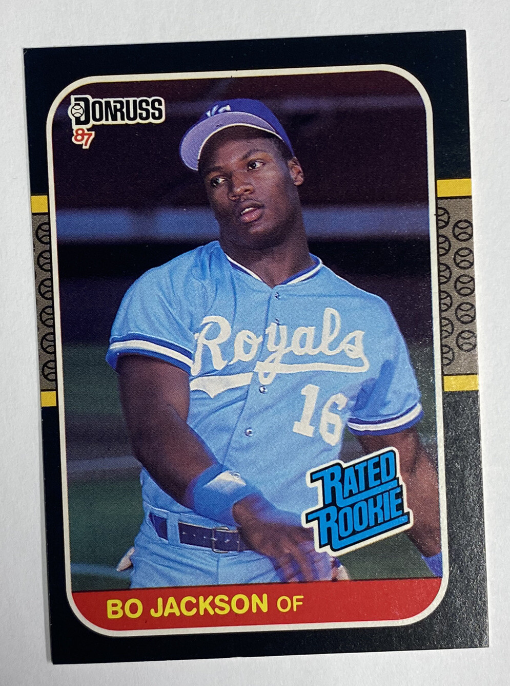 1987 Donruss Rated Rookie Bo Jackson #35