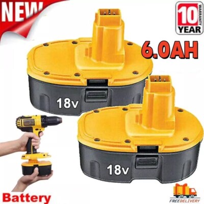 2Pack 18V  Battery for Dewalt  18 Volt XRP Battery DC9096-2 DC9098 DC9099 DW9096