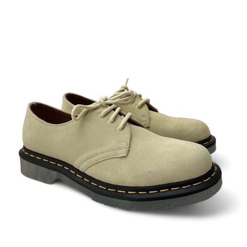 Dr Martens 1461 Iced Suede Cream Beige Oxford Shoes Womens Size 7 EU 38 - Picture 1 of 11