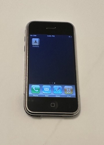 Apple iPhone 1ª Generación - 8 GB - Negro (AT&T) A1203 (GSM) B64 - Imagen 3 de 22
