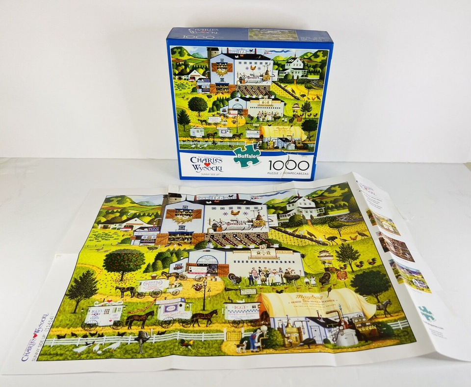 Charles Wysocki Sunny Side Up 1000 Piece Jigsaw Puzzle Buffalo Puzzles