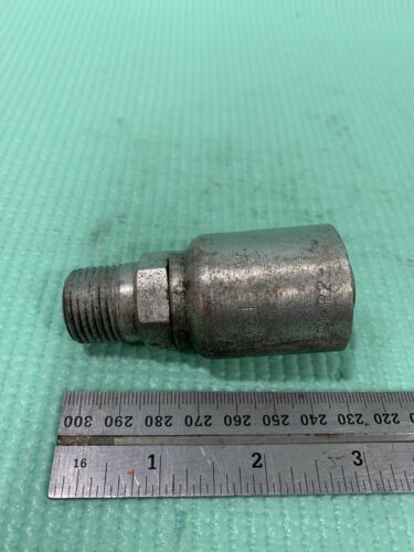 Pack of 11 parker Hydraulic hose crimp fittings5/8” Hose to 1/2” Male NPT - Picture 2 of 4
