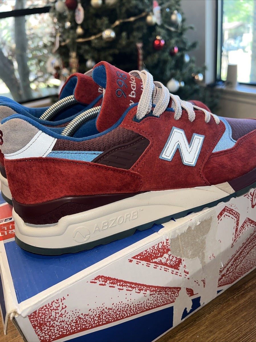 【新品未使用】New Balance 998 レッド 24cm USA Size 10 - New Balance 998 x J.Crew “Phoenix Red” US MADE