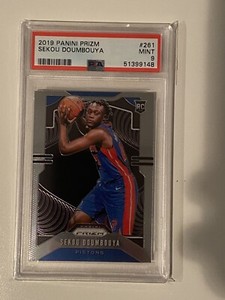 Sekou Doumbouya RC #261 - 2019 Panini Prizm - PSA 9 MINT