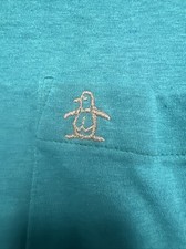 Penguin Shirt VTG Grand Slam Munsingwear 70s 80s Green Shirt Sz 1 XL Tall