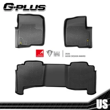 Fit For 2004-2008 05 Ford F-150 Super Crew Cab All Weather TPE Floor Mats Liners
