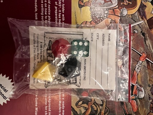 Dungeons & Dragons Basic Set 1001 TSR 1980 D&D B2 module 4 Dice Complete Mint - Picture 13 of 15