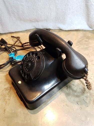 Uraltes antikes Telefon von Siemens,ich denke aus Bakelit,ähnlic W48 Posttelefon - Bild 3 von 14
