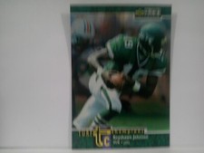 1997 Collector's Choice Turf Champions Jets Football Card #TC11 Keyshawn Johnson
