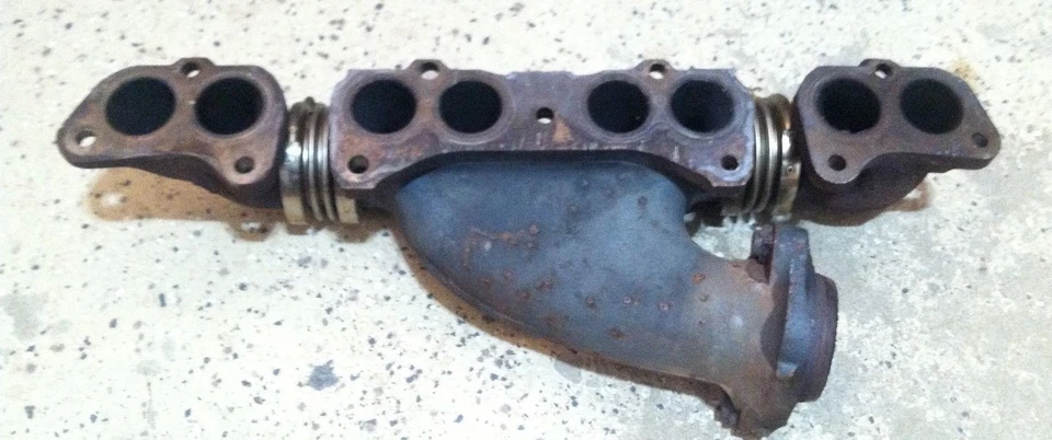 1994-1999 MERCEDES-BENZ S420 W140 ~ ПРАВАЯ СТОРОНА ВЫПУСКНОЙ КОЛЛЕКТОР ~ OEM ДЕТАЛЬ - Изображение 2 из 2