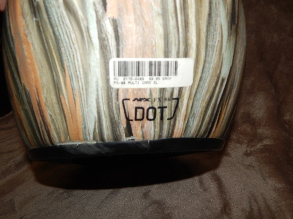 AFX FX-B6 Marrón Verde Camuflaje Casco ATV UTV MX XL Foto 2 de 3